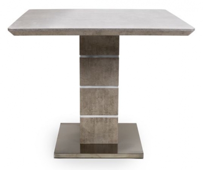 Product photograph of Delta Concrete Square Dining Table from Choice Furniture Superstore