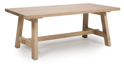 Product photograph of Bergen Oak Coffee Table from Choice Furniture Superstore