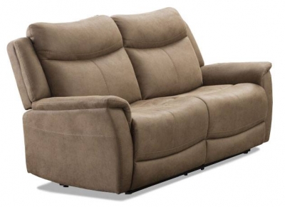 Product photograph of Arizona Caramel Beige Fabric 2 Seater Sofa from Choice Furniture Superstore