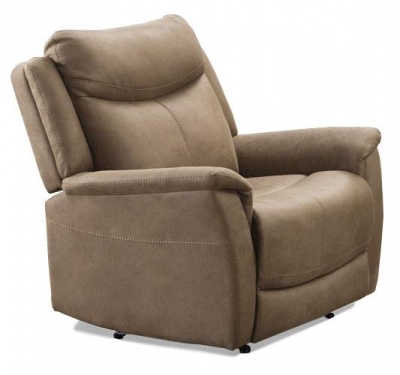 Product photograph of Arizona Caramel Beige Fabric Armchair from Choice Furniture Superstore