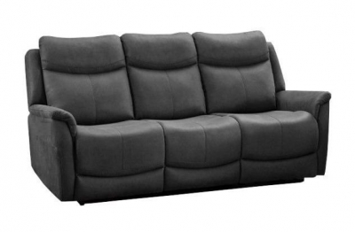 Product photograph of Arizona Fabric 3 Seater Recliner Sofa from Choice Furniture Superstore