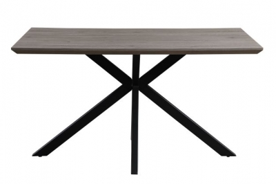 Product photograph of Manhattan Grey 140cm Dining Table - 4 Seater from Choice Furniture Superstore