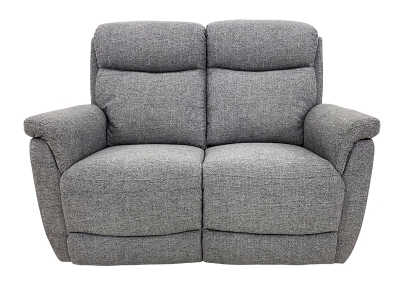 Product photograph of Kent Grey Fabric 2 Seater Sofa from Choice Furniture Superstore