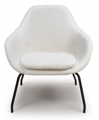 Product photograph of Moby Ivory Fabric Accent Chair from Choice Furniture Superstore