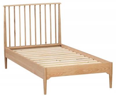 Product photograph of Jenson Oak Slatted Bed - Sizes Available from Choice Furniture Superstore