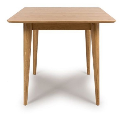Product photograph of Jenson Light Oak 80cm Square Dining Table - 2 Seater from Choice Furniture Superstore