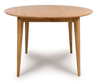 Product photograph of Jenson Light Oak 110cm Round Dining Table - 2 Seater from Choice Furniture Superstore