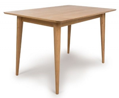 Product photograph of Jenson Light Oak 120cm Dining Table - 4 Seater from Choice Furniture Superstore