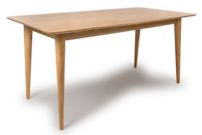 Product photograph of Jenson Light Oak 160cm Dining Table from Choice Furniture Superstore