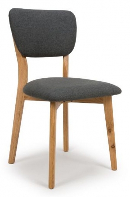 Product photograph of Jenson Light Oak Dining Chair Sold In Pairs from Choice Furniture Superstore