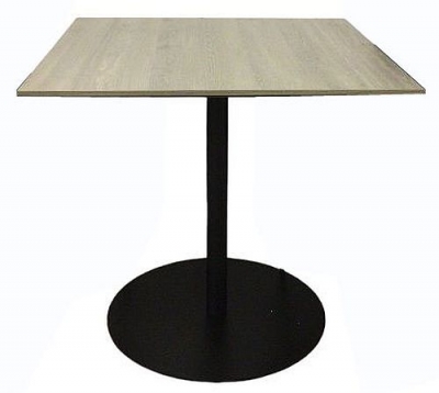 Product photograph of Manhattan Oak And Black 80cm Square Dining Table - 2 Seater from Choice Furniture Superstore