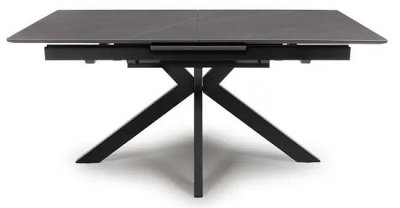 Product photograph of Lunar Grey Ceramic 6 Seater Extending Dining Table from Choice Furniture Superstore