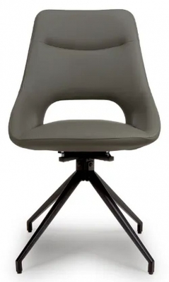 Product photograph of Ace Truffle Swivel Dining Chair Sold In Pairs from Choice Furniture Superstore