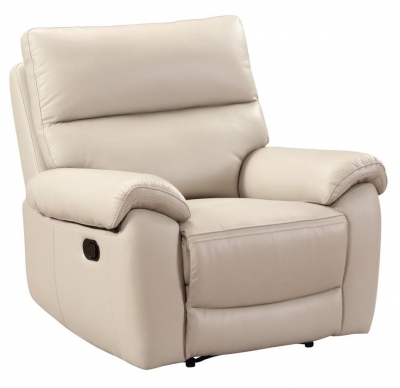 Product photograph of Rocco Leather Recliner Armchair from Choice Furniture Superstore