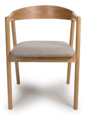 Product photograph of Anders Oak Dining Chair Sold In Pairs from Choice Furniture Superstore