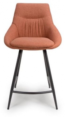 Product photograph of Boden Brick Easy Clean Fabric Counter Chair Sold In Pairs from Choice Furniture Superstore