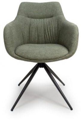 Product photograph of Boden Sage Easy Clean Fabric Carver Chair Sold In Pairs from Choice Furniture Superstore
