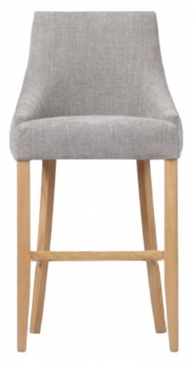 Cole Grey Fabric Bar Chair Sold In Pairs