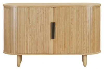Product photograph of Vermont Natural Oak 2 Door Sideboard from Choice Furniture Superstore