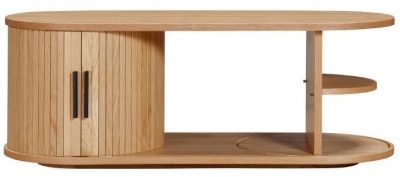 Product photograph of Vermont Natural Oak Storage Coffee Table from Choice Furniture Superstore