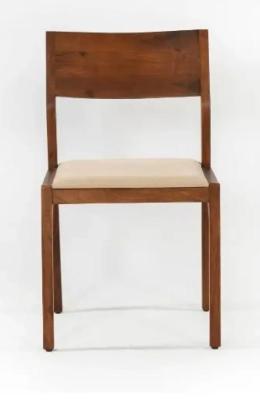 Set Of 2 Panama Acacia Wood Dining Chair