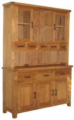 Product photograph of Hampshire Oak Large Dresser from Choice Furniture Superstore