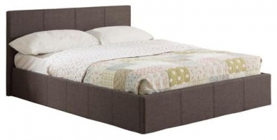 Berlin Ottoman Grey Fabric Bed