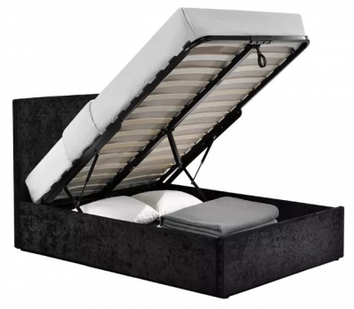 Product photograph of Berlin Black Ottoman Bed from Choice Furniture Superstore