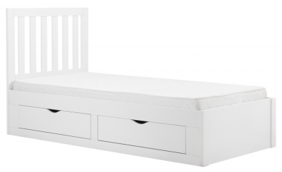 Product photograph of Appleby White Bed from Choice Furniture Superstore