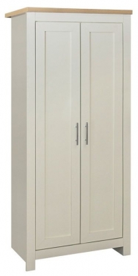 Product photograph of Birlea Highgate Cream Painted 2 Door Wardrobe from Choice Furniture Superstore