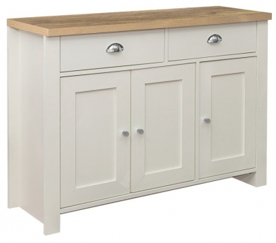 Product photograph of Highgate 3 Door Sideboard from Choice Furniture Superstore