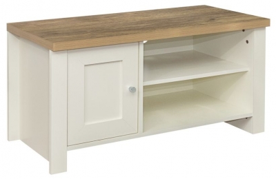 Product photograph of Birlea Highgate Painted Small Tv Unit from Choice Furniture Superstore