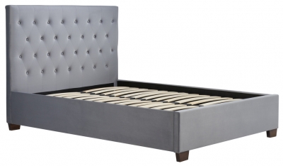 Cologne Grey Fabric Bed