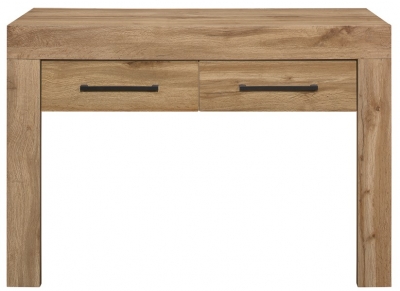 Product photograph of Birlea Compton Oak 2 Drawer Console Table from Choice Furniture Superstore