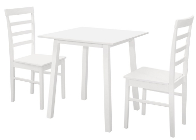 Product photograph of Birlea Stonesby 75cm Square Dining Table And 2 Upton Chair from Choice Furniture Superstore