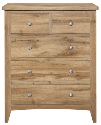 Product photograph of Hampstead Oak 3 2 Drawer Chest from Choice Furniture Superstore