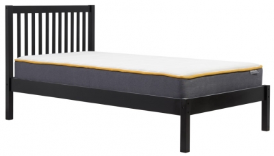 Product photograph of Nova Black Pine Bed from Choice Furniture Superstore