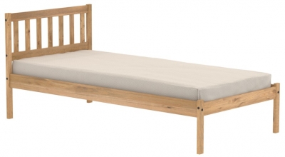 Product photograph of Birlea Lisbon Pine Bed from Choice Furniture Superstore