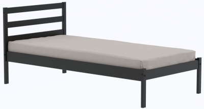 Product photograph of Luka Black Pine Bed from Choice Furniture Superstore