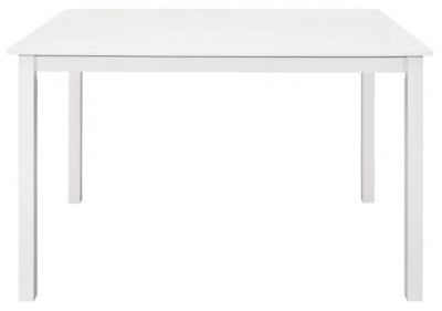 Product photograph of Birlea Cottesmore White 120cm Dining Table from Choice Furniture Superstore