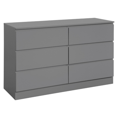 Birlea Oslo Grey 6 Drawer Chest