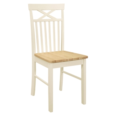 Product photograph of Birlea Chatsworth White Dining Chair Sold In Pairs from Choice Furniture Superstore
