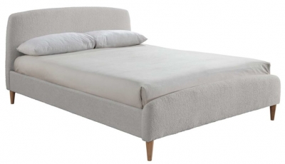 Product photograph of Otley Dove Grey Fabric Bed - Comes In Double And King Size from Choice Furniture Superstore