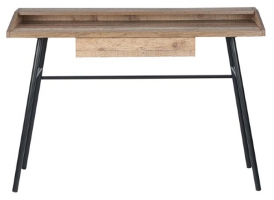 Product photograph of Urban Rustic 1 Drawer Office Desk from Choice Furniture Superstore