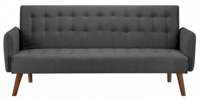 Clearance Birlea Hudson Charcoal Sofa Bed D625