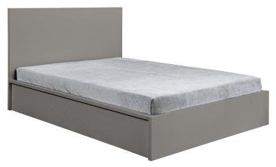 Product photograph of Oslo Grey Ottoman Storage Bed - Sizes Available from Choice Furniture Superstore