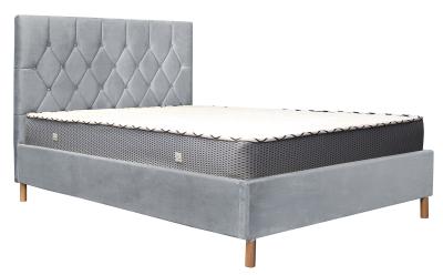 Product photograph of Loxley Grey Fabric Ottoman Storage Bed - Sizes Available from Choice Furniture Superstore