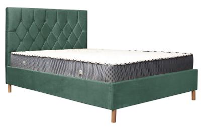 Product photograph of Loxley Green Fabric Ottoman Storage Bed - Sizes Available from Choice Furniture Superstore