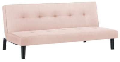 Aurora Blush Pink Fabric Sofa Bed