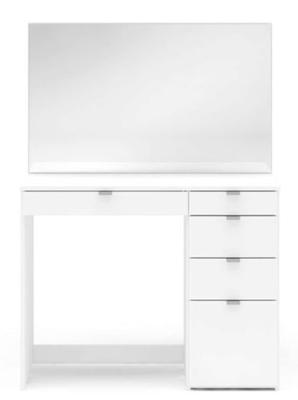 Ava White 5 Drawer Dressing Table